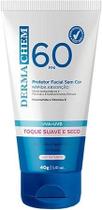 Protetor Solar Rosto FPS 60 Dermachem -Validade 2027 Sem Cor Toque Seco Rejuvenescedor 40g,