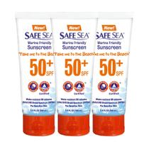 Protetor Solar SAFE SEA Contra Picadas de Água-Viva FPS 50+ 3x100ml