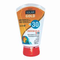 Protetor solar Solar Gold Kids FPS 30 1 unidade de 125 mL