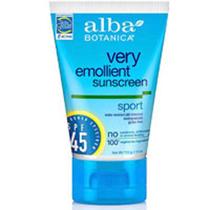 Protetor solar Sport SPF 45, 4 oz por Alba Botanica (pacote com 4)