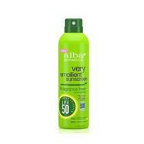 Protetor Solar Spray Alba Botanica SPF50 - Transparente, Emoliente e Sem Fragrância (2 Unidades)