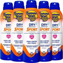 Protetor Solar Spray Banana Boat Fps 50 Sport Protetor Agua