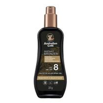 Protetor Solar Spray Gel FPS 8 Instant Bronzer Australian Gold