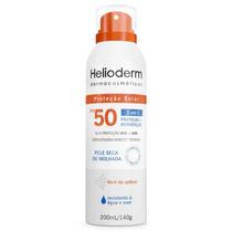 Protetor Solar Spray Helioderm 2 em 1 Fps50 200ml Protetor Solar Spray Helioderm 2 em 1 Fps50 200ml