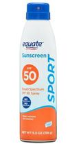 Protetor Solar Spray Sport, FPS 50, Equate