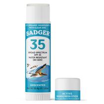 Protetor solar Stick Badger Face SPF 35 19mL 97% orgânico