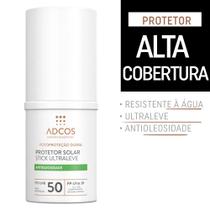 Protetor Solar Stick Ultraleve Antioleosidade 50fps 15g - Adcos