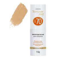 Protetor Solar Stick Ultraleve FPS 70 Cor Pele Média Fácil Aplicação Seca Rápido Summer Day Odorata REF 4663 Protetor Solar Stick Ultraleve FPS 70 Cor Pele Média Fácil Aplicação Seca Rápido Summer Day Odorata REF 4663