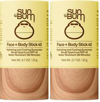 Protetor Solar Sun Bum Original FPS 40 Stick para Rosto e Corpo 2x20g Protetor Solar Sun Bum Original FPS 40 Stick para Rosto e Corpo 2x20g