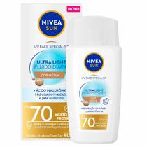 Protetor Solar Sun Uv Face Specialist Ultra Light Nivea Fluido Diário Fps 70