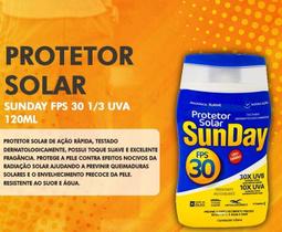 Protetor Solar Sunday FPS 30 120ml Uso Diário UVB - UVA