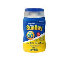 Protetor Solar Sunday FPS 60 Corporal 120ml - Nutriex Protetor Solar Sunday FPS 60 Corporal 120ml - Nutriex