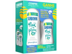 Protetor Solar Sundown Kit com 2 Fps50 200ml E 120ml