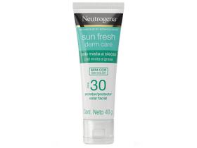 Protetor Solar Sunfresh Oil Free FPS 30 Sem Cor Toque Seco 40g Neutrogena