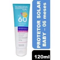 Protetor Solar Sunless Baby Infantil Fps60 120g