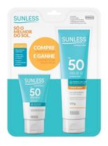 Protetor Solar Sunless Corporal 120g Gratis Facial 30g FPS50