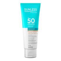 Protetor Solar Sunless Facial Base Cor Bege Claro Fps50 60g