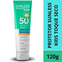 Protetor Solar Sunless Farmax Kids Fps 50 Toque Seco 120g