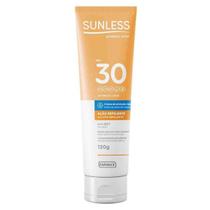 Protetor Solar Sunless FPS30 Ação Repelente 120g Protetor Solar Sunless FPS30 Ação Repelente 120g