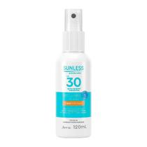 Protetor Solar Sunless Spray FPS 30 Translúcido 120ml