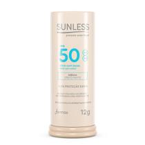 Protetor Solar Sunless Stick com Base Efeito Matte FPS 50 Cor Média 12g Protetor Solar Sunless Stick com Base Efeito Matte FPS 50 Cor Média 12g