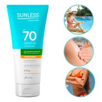 Protetor Solar Sunless Toque Seco Fps70 200g