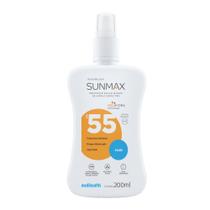 Protetor Solar Sunmax Fluid Pele Oleosa e Mista FPS 55 Spray com 200ml