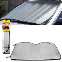 Protetor solar tapa sol automotivo para-brisa metalizado luxcar