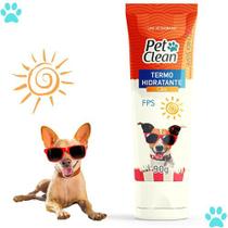 Protetor Solar Termo Hidratante Para Cachorro Pet Clean 90g - CRAZY STORE