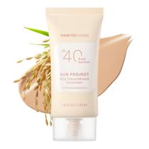 Protetor solar THANKYOU FARMER Sun Project Rice Tinted SPF40 50mL Protetor solar THANKYOU FARMER Sun Project Rice Tinted SPF40 50mL