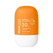 Protetor solar Thinkdaily SPF 30 Sun Serum 30mL com óxido de zinco Protetor solar Thinkdaily SPF 30 Sun Serum 30mL com óxido de zinco