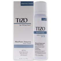 Protetor solar TIZO SHEERFOAM CORPO E ROSTO SPF 30 Não colorido
