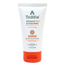 Protetor solar Toddle Prebiotic Mineral SPF 50 para crianças e bebês 50mL