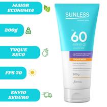 Protetor Solar Toque Seco Fps 60 Sem Parabenos Sunless 200g