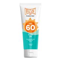 Protetor Solar UV FPS 60 Bisnaga 120g Toque Seco Luvex
