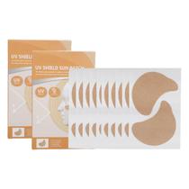 Protetor Solar UV Para Olhos, 10 Pares, Folha Respirável Para Abaixo Dos Olhos, Protetor Facial