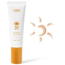 Protetor solar VGO Tinted Moisturizer SPF 50 50g Isento de óleo Protetor solar VGO Tinted Moisturizer SPF 50 50g Isento de óleo