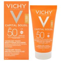 Protetor solar Vichy Capital Soleil Tinted Dry Touch SPF50+ 50mL