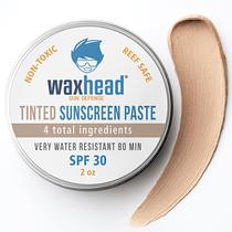 Protetor solar Waxhead Tinted Zinc Oxide SPF 30 60mL para rosto