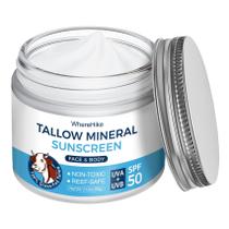 Protetor solar WhereHike Organic Beef Tallow SPF 50 Hidratante 2 em 1
