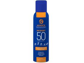 Protetor Spray Anasol Sport Fps 50 Resistente A Aguá E Suor