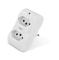 Protetor Surto (DPS) 2P+T 10A 2 TOM Bivolt Protetor Surto (DPS) 2P+T 10A 2 TOM Bivolt