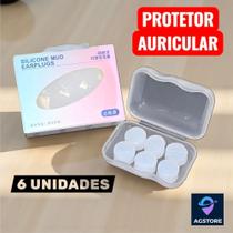 Protetor tampão de ouvido de silicone macio para isolamento sonoro e infiltração Protetor tampão de ouvido de silicone macio para isolamento sonoro e infiltração
