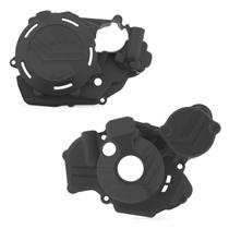 Protetor Tampas Laterais Motor Amx Klx 450r 2008 em diante Protetor Tampas Laterais Motor Amx Klx 450r 2008 em diante