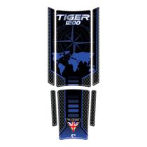 Protetor Tanque 3D Adesivo Resinado Triumph Tiger 1200 AZUL Protetor Tanque 3D Adesivo Resinado Triumph Tiger 1200 AZUL