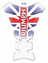 Protetor Tanque Triumph Inglaterra Branco Tiger Daytona Protetor Tanque Triumph Inglaterra Branco Tiger Daytona