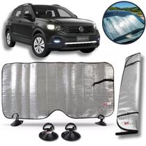 Protetor Tapa Sol Quebrasol Verão VW Volkswagen T-Cross TCROSS Protetor Tapa Sol Quebrasol Verão VW Volkswagen T-Cross TCROSS