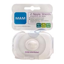 Protetor Tecido Adesivo Seios Mamilo Materno Amamentação Mam Nipple Shields 2 Pcs Tam 1 Regular 6020
