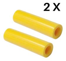 Protetor Térmico Amarelo Camisinha Silicone Para Sugador De Solda Borracha Resistente - Kit com Duas Unidades