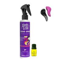 Protetor Termico Cabelo Hidra Liso Termo Spray 120ml 3 Itens